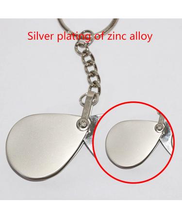 20X Pocket Magnifying Glass Hand-held with Key Chain Mini Folding Magnifier for Reading Inspection Mini Magnifier for Reading Key Chain Small Gift - Buy Online on GoSupps.com