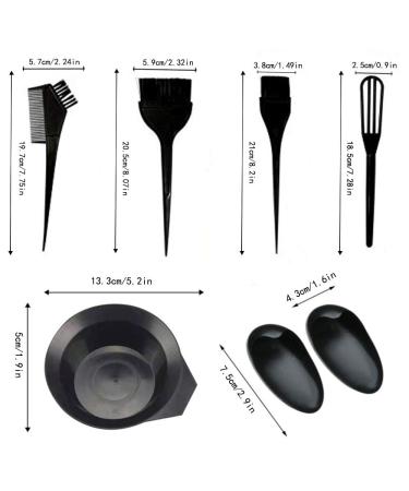 Premium Hair Dye Kit & Accessories | Brushes Mixing Bowls Clips Gloves & More for Perfect Hair Coloring | International Shipping - Buy Online on GoSupps.com