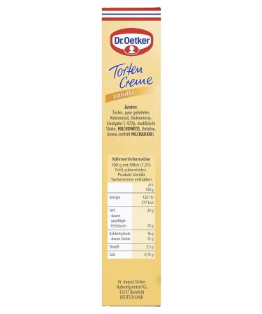 Buy Dr. Oetker Vanilla Cake Cream 140g - International Shipping Available | Premium Baking Ingredients - Buy Online on GoSupps.com
