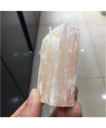 Natural Crystal Rough 1pcs Natural Orange Gypsum Rough Stone & Reiki Crystal Gemstone Specimen for Home Decor - Buy Online on GoSupps.com