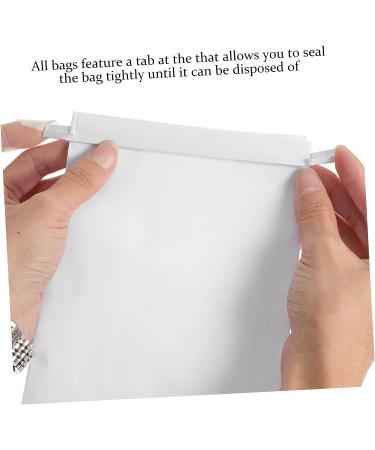 Cabilock 25pcs Portable Vomit Bags - Premium Quality Disposable Barf Bags for Confidence on the Go - White 25ml Occasional Use - Buy Online on GoSupps.com