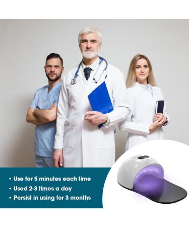 Nail Fungus Light Device - 905nm Infrared & 470nm Blue Light for Toenail & Fingernail Repair | Effective Solution for Damaged & Discolored Nails - Buy Online on GoSupps.com