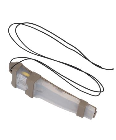 Axoc helmet security flashing light flexible silicone helmet flashing light tactical helmet light with Velcro for molle helmet for outdoor activities sandy floor shell white light