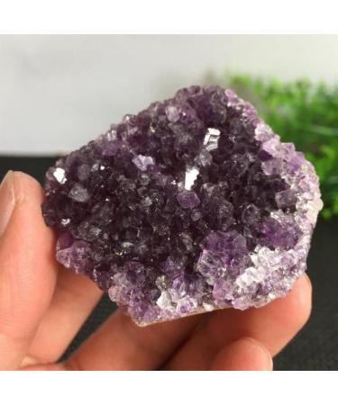 Home Decoration 75g-85g Natural Amethyst Cluster Quartz Crystal geode Specimen s Reiki Crystal Stone