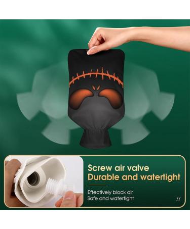 Pumpkin Hot Water Bottle with Plush Cover - Cozy Hand Warmer for Adults & Kids | 26.5x15.3cm - International Shipping Available - Buy Online on GoSupps.com
