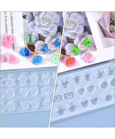 SEWACC Resin Jewelry Molds Set - 6 Pcs Silicon Earring & Pendant Moulds for DIY Jewelry Making | Epoxy Resin Casting Kit with Silicone Gummy Molds - Handmade Earrings | 5.8x14.5cmx3pcs - Buy Online on GoSupps.com