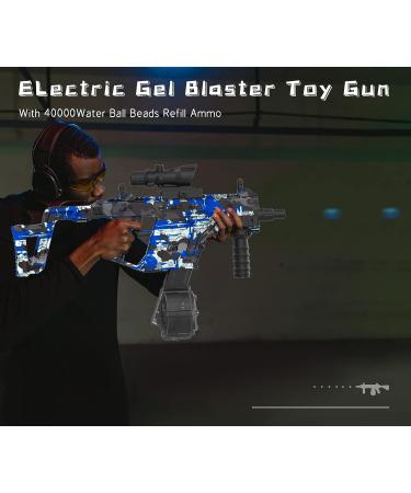 Electric Gel Ball Blaster  High Speed Automatic Splatter Ball Blaster with 40000+ Water Beads and Goggles  JIFTOK Rechargeable Splatter Ball Toys for Outdoor Activities Shooting Game Party Favors-Blue Blue-vector - Buy Online on GoSupps.com