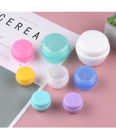 TIANZD 12 Pieces 20ml Empty Plastic Pink Cosmetic Jars with Screw Lid 20g Small Containers Storage Pot for Cosmetic Travel Homemade Cream Gel Lip Balm Salve + 6x Spatula Pink 20ml - Buy Online on GoSupps.com