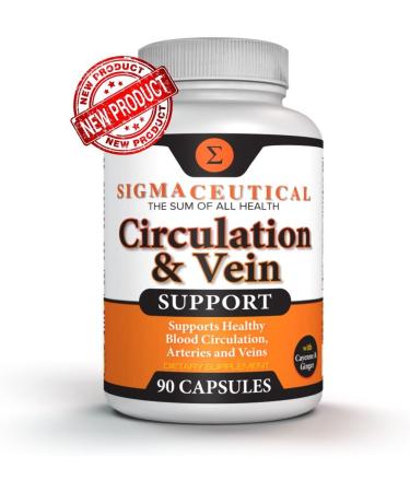 Diosmin Leg Vein Support Supplement - 90 Capsules - Circulation Vein & Varicose Vein Treatment - Buy Online on GoSupps.com