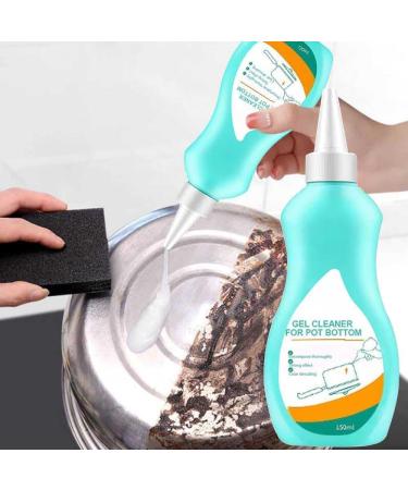 Magic Gel Cleaner For Pots and Pans Magic Gel Cleaner Kitchen Cleaning Effortless for Burned Bottoms Stubborn Stains Stainless Steel Pot Cleaner for Bottom of Pans (1Pcs) - Buy Online on GoSupps.com