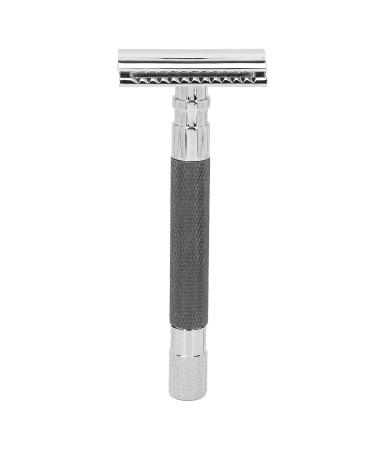 Double Edge Safety Razor for Men - Zinc Alloy Manual Razor for Daily Beard Care (Black) | International Shipping Available - Buy Online on GoSupps.com