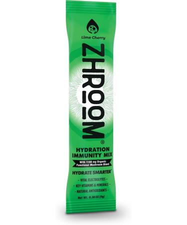 Hydration Immunity Mix (Lime Cherry) - Organic Mushroom Blend - 3.8 Oz (Pack of 10) | Boost Your Immunity & Hydration - Buy Online on GoSupps.com