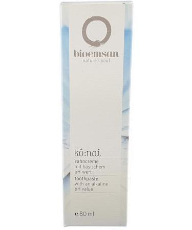 Bioemsan Natural Toothpaste | Gentle Dental Care for Sensitive Teeth | Menthol-Free | Essential Oils & Natural Ingredients | 80ml - Buy Online on GoSupps.com