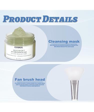 Kioiner Green Tea Clay Mask detox clay mask blackhead remover green tea cleansing clay green tea facial mask pore cleanser cleansing facial mask antipore & acne clay mask with - Buy Online on GoSupps.com