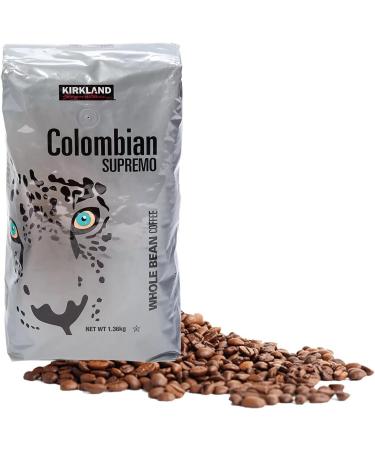 KIRKLAND SIGNATURE Colombian Supermo Whole Bean Medium Roast Coffee 908 g - Buy Online on GoSupps.com