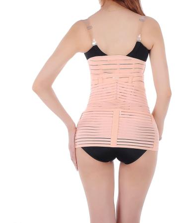 3 in 1 Postpartum Support Recovery Belt | Breathable & Adjustable Belly Band for After Birth | Best Girdle & Abdominal Binder for Postnatal Recovery - Buy Online on GoSupps.com