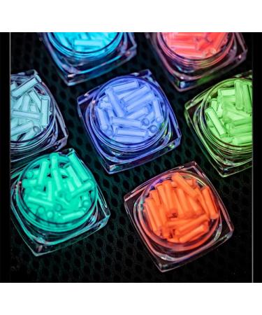 Sharamado 8pcs Glass Luminous Tube 1.5 * 6mm Glow Rods - Rare Earth Materials - DIY EDC Accessories and Decor - Green - Buy Online on GoSupps.com