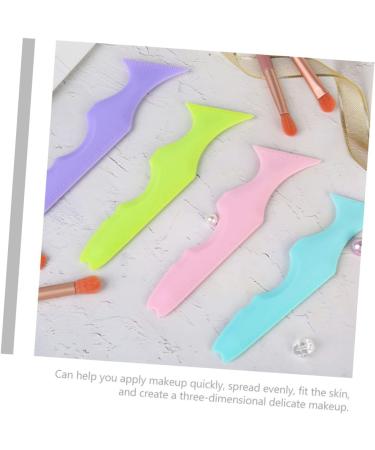 NOLITOY 2pcs Silicone Beauty Ruler Eyeshadow Angled Eyeliner Stencils Makeup Stencils Aid Shield Face - Buy Online on GoSupps.com