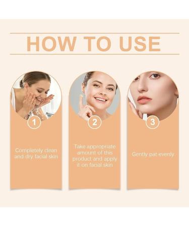 Cream Foundation 4 in 1 Liquid Foundation Cosmetic Foundation Waterproof and Sweatproof Foundation Suitable for All Skin Types - Buy Online on GoSupps.com