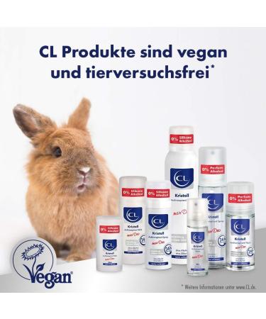 CL Crystal Antiperspirant for Heavy Perspiration - 50ml Antiperspirant Deodorant Roller offers 24-hour protection for sensitive skin - Crystal Deodorant Roller for Men and Women - Buy Online on GoSupps.com