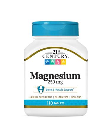 21st Century Magnesium 250Mg 110 Count (2 Pack)