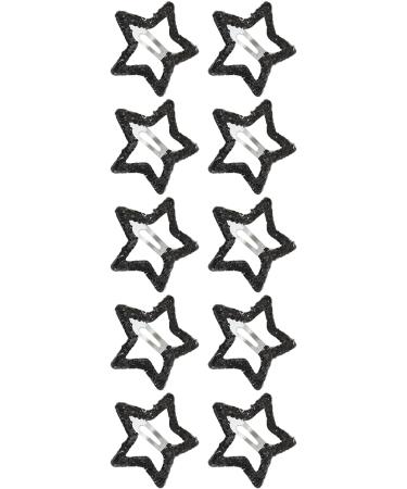 Muloo 10pieceS Sequins Star Hair Clip Set for Women Alloy Snap Clip Hair Styling Accessories Aesthetics Hair Barrettes for Female Navy Blue - Buy Online on GoSupps.com