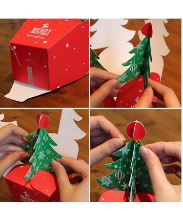 Generic 5PCS Christmas Candy Boxes Wedding Favor Boxes Add to the Christmas Atmosphere for Anniversary Birthday Parties Large 5PCS - Buy Online on GoSupps.com