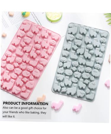 Milisten 2pcs Chocolate Silicone Mold Jelly Chocolate Candy Molds Animal Soap Molds 3D Resin Molds Alpaca Candle Molds Cake Baking Pan Alpaca-Shape Mold Chocolate Mold Silica Gel Lollipop 23.2X12.9X1.1CM Random Color - Buy Online on GoSupps.com