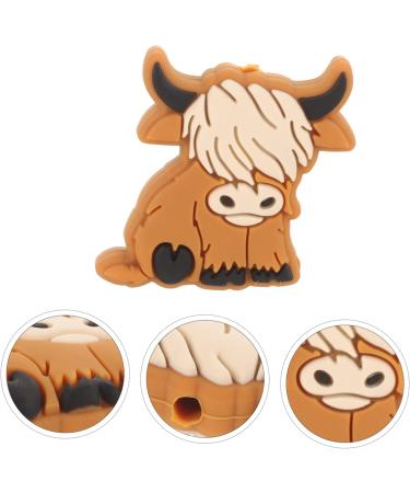 SEWACC 30 Pcs Highland Animal Silicone Beads - Light Brown Baby Toy - Buy Online on GoSupps.com