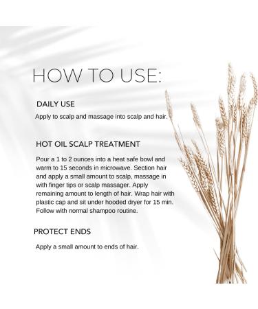 Curls & Potions Angel Serum - Biotin Hair & Scalp Treatment Oil for Growth & Split Ends 8 oz - All Hair Types - Buy Online on GoSupps.com
