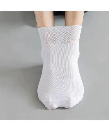 Diabetic Ankle Socks for Men & Women | 6 Pairs | Pain Relief & Non-Binding | Size 6-13 White - Buy Online on GoSupps.com