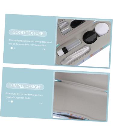 Healeved Double-Lodged Glasses Case - Multi-Purpose Travel Accessory for Sunglasses & Contacts Storage | Durable Protection Box - Buy Online on GoSupps.com