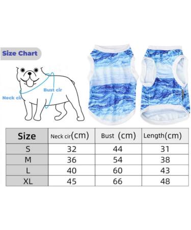 Yanmucy Dog Cooling Vest | Instant Cooling Coat for Pets | Soft & Breathable Summer Shirt (Blue Size S) - Perfect for Outdoor Adventures - Buy Online on GoSupps.com