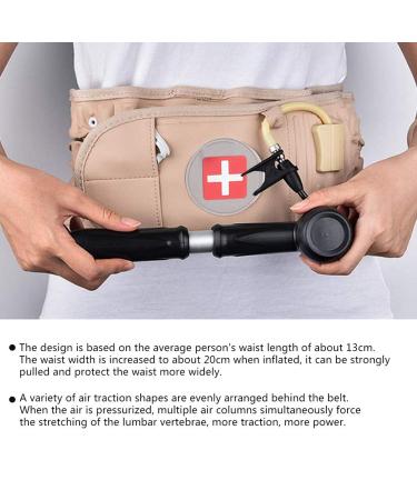 Spinal Inflatable Waist Belt - Decompression Air Traction for Lumbar Support & Pain Relief - Buy Online on GoSupps.com