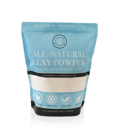 Kaolin White Clay 5 lb Pounds Powder, 100% Natural for Making DIY Spa Mud Mask for Face/Facial, Hair, Body, Soap, Deodorant, Bath Bomb, Setting Makeup, Lotion and Gardening by Bare Essentials Living