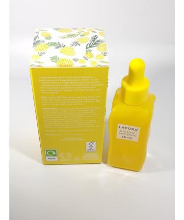 Lacura Pineapple Face Serum with Pineapple Vitamic C and Turmeric Cruelty Free - 35ml - Buy Online on GoSupps.com