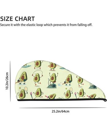 Hair Towel Wrap - Quick-Dry Turban with Button | Avocado Color for Gym & Home Use - Buy Online on GoSupps.com