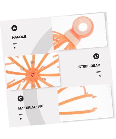 Buy Kombiuda Head Massage Device - Claw-Style Scalp Massager for Ultimate Relaxation | Handheld Plastic Massage Comb 21x15x15cm Orange - International Shipping Available - Buy Online on GoSupps.com