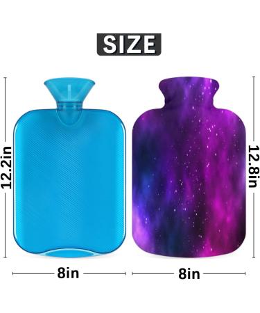 Universe Galaxy Hot Water Bottle 2L - Fluffy Cover Cozy Nights & Pain Relief for All Ages - Buy Online on GoSupps.com