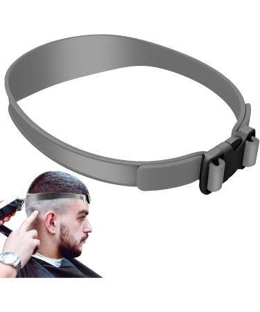 Neck Hair Guide Curved Silicone Headband Neckline Shave Template Portable Hair Cutting Guide High Elastic Hair Trimming Guide Adjustable Hair Guide Tools for Home Hair Trimming and Cutting Gray - Buy Online on GoSupps.com