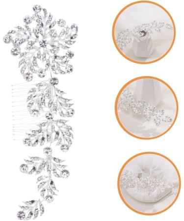 FRCOLOR Bridal Headwear Rhinestones Tiara Wedding Hair Accessories Rhinestone Hair Comb Crystal Hair Comb Rhinestone Headpiece Bridal Hair Accessories Alloy Bride up - Buy Online on GoSupps.com
