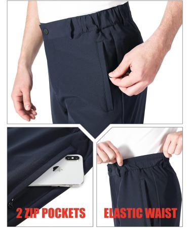 Buy Aoli Ray Men's Waterproof Golf Pants - Slim Fit Stretch Trousers in Navy | Perfect for International Shipping - Buy Online on GoSupps.com