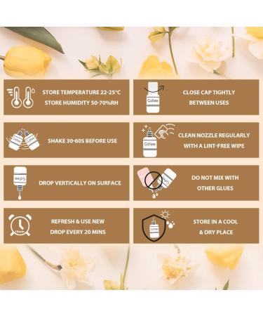 Eyelash Extension Glue | Waterproof Lash Glue for 6 Weeks Retention | 1 Sec Drying Scented Formula (5ml) - Perfect for Salon Use - Buy Online on GoSupps.com