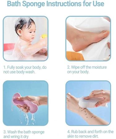 Superpeeler Dead Skin Sponge 2pcs - Exfoliating Bath Body Shower Sponge for Callus Removal - Reusable & Ultra Soft - 4pcs Mix - Buy Online on GoSupps.com