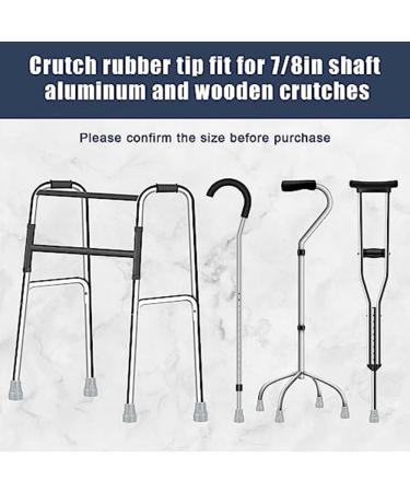 dinio Crutch Tips 7/8Inch Heavy Duty Non-Slip Rubber Cane Tips Foot Crutch Accessories 6 PCS - Buy Online on GoSupps.com