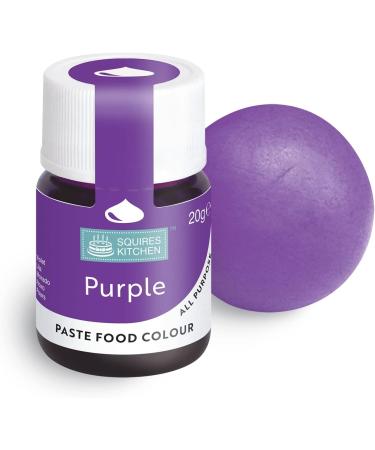 Squires Kitchen Purple Food Colouring Paste - 20g | Concentrated Color for Icing, Fondant, Buttercream & More - Buy Online on GoSupps.com