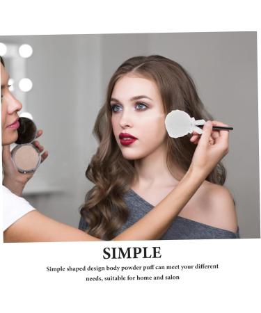 HONMEET Makeup Puff Powder Household Powder Puff Setting Powder Puff Lovely Body Powder Puff Round Powder Puff Makeup Powder Puff Compact Powder Puff Powder Puff White Plush - Buy Online on GoSupps.com