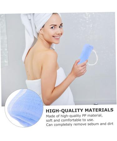 7pcs Hemoton Foaming Soap Mesh Bag Bath Loofah Sponge Set - Shower Scrubber and Body Cleansing Net for Scrubbing Bubble Massage - Buy Online on GoSupps.com