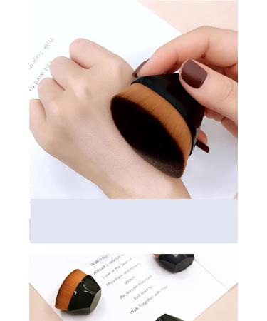 Magic Makeup Brush Beauty Powder Face Blush Brushes Portable Professional Foundation Brush Set Eye Face Cosmetic Foundation Large Soft Base Make up Brush Beauty Tool (Black) - Buy Online on GoSupps.com