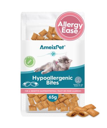 AmeizPet Hypoallergenic Cat Dry Food Hypoallergenic Cat Treatment Treats for Hypoallergenic Cat - Crunchy Cat Biscuits 65 g (2.3 oz)
